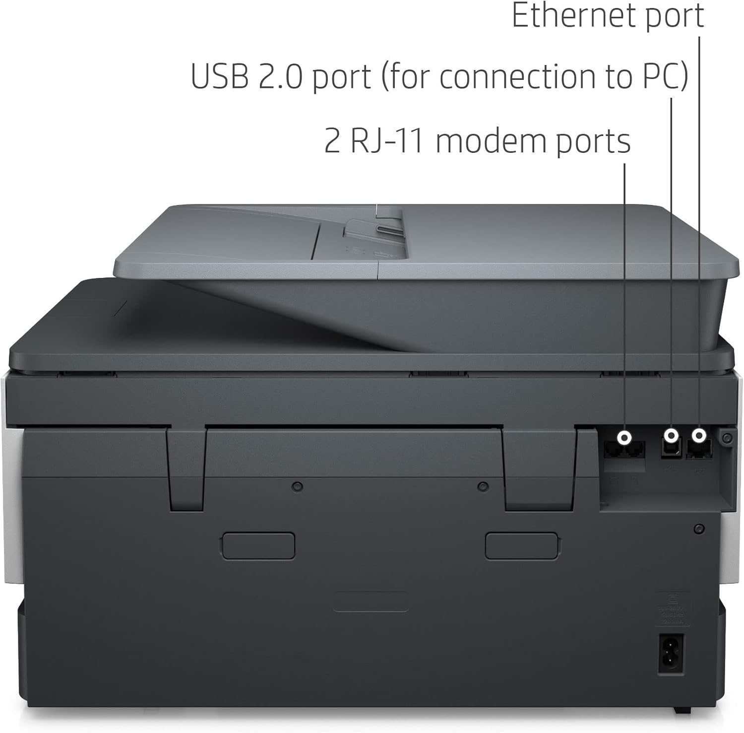 HP OfficeJet Pro 9018e Wireless All-in-One Inkjet Color Printer, Auto 2-Sided, Print & Copy & Scan & Fax, 22ppm, 4800 x 1200dpi, 35-Sheet ADF, 2.7 Color Touchscreen Display, Lanbertent Printer Cable