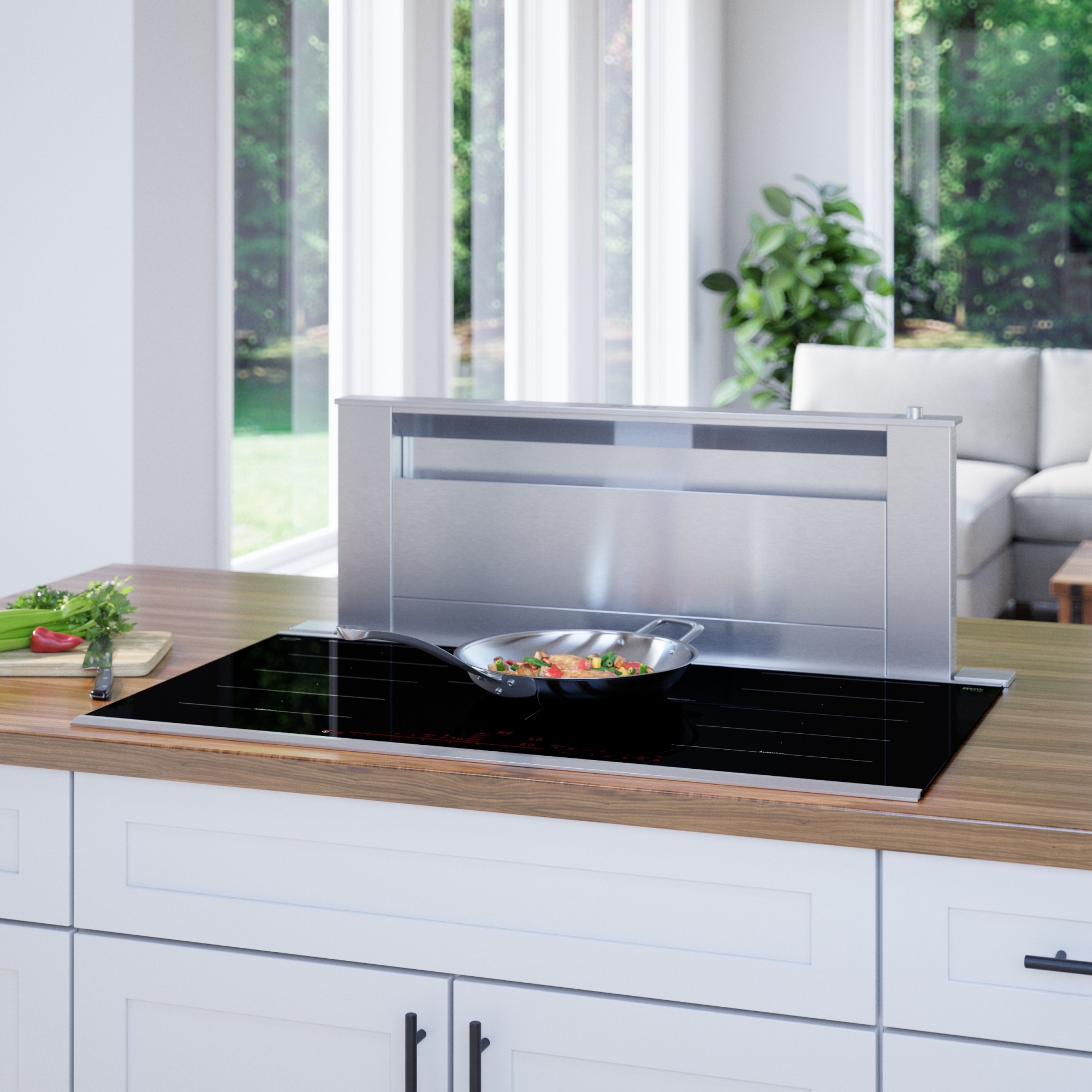 Bosch Nitp660suc Benchmark Series 36" Wide 5 Burner Induction Cooktop - Black