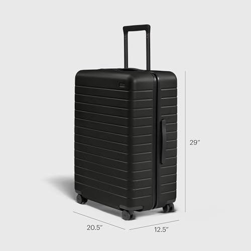 Away Large Checked Luggage, 29 Inch Hardside Suitcase with Spinner Wheels, Lightweight & Durable, TSA Lock, Clay Pink