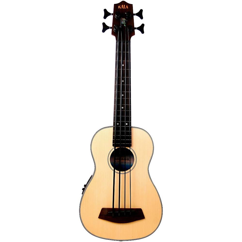 Kala Fretless Solid Spruce Mahogany U-Bass Ukulele