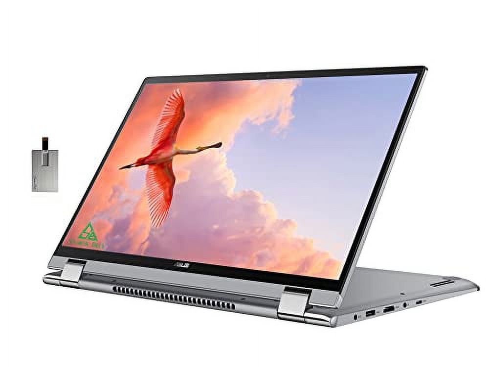ASUS 2022 Zenbook 15.6" FHD Laptop, AMD Ryzen 7-5700U Processor, 8GB RAM, 256GB PCIe SSD, Backlit Keyboard, NVIDIA GeForce MX450, HD Webcam, Windows 11, Silver, 32GB Snowbell USB Card