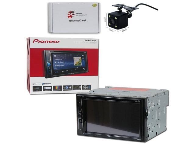 Pioneer Avh-210ex Car Audio Double DIN 2din 6.2 Touchscreen DVD MP3 CD Stereo Built-In Bluetooth with DiscountCentralOnline SQC0