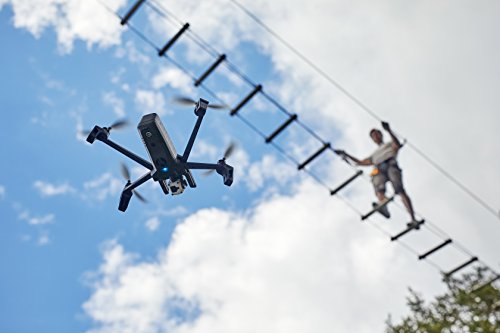 Parrot PF728000 ANAFI Drone, Foldable Quadcopter Drone with 4K HDR Camera, Compact, Silent & Autonomous, Realize your shots with a 180° vertical swivel camera, Dark Grey