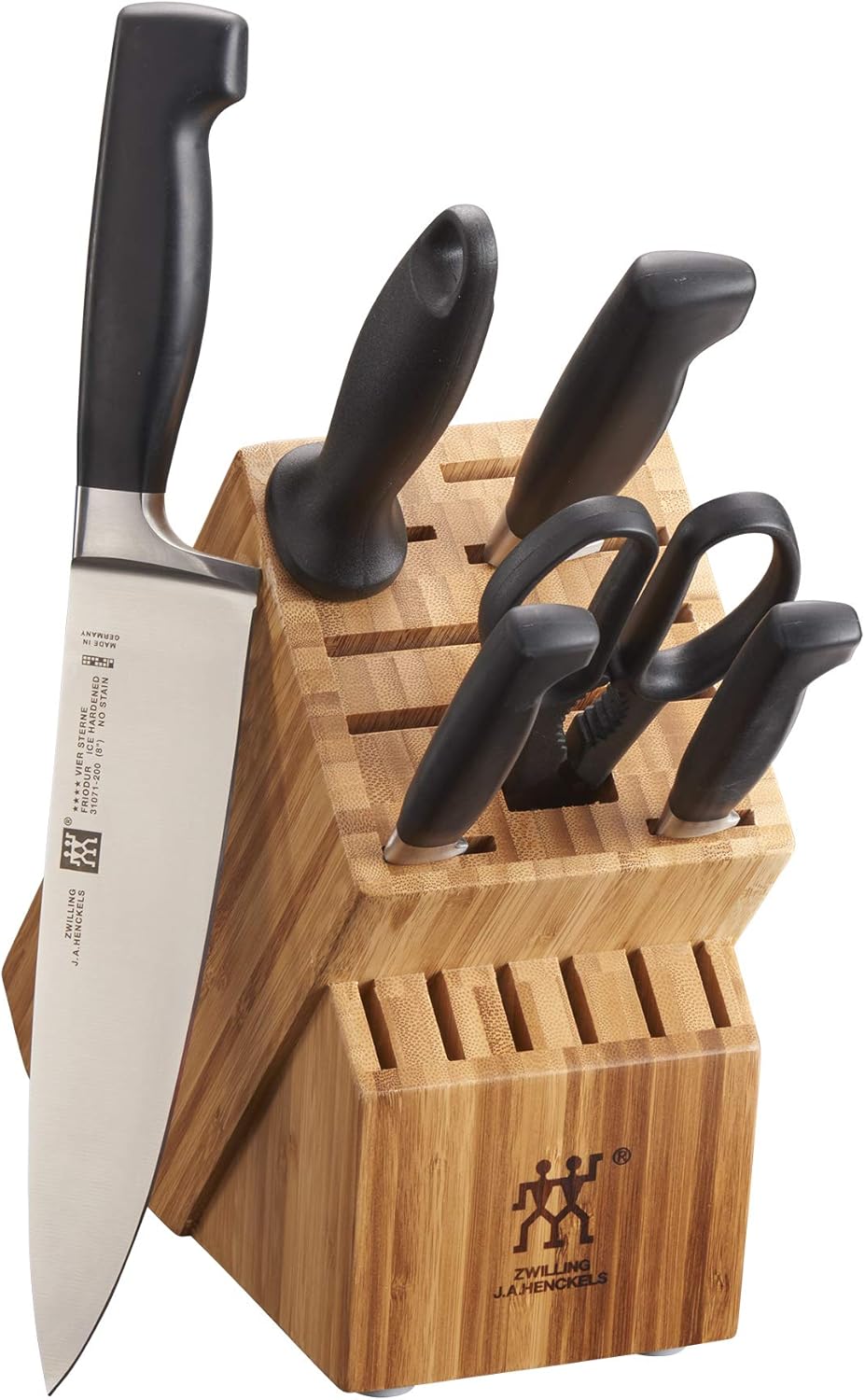 Zwilling J.A. Henckels Four Star 7-Piece Knife Set with Block