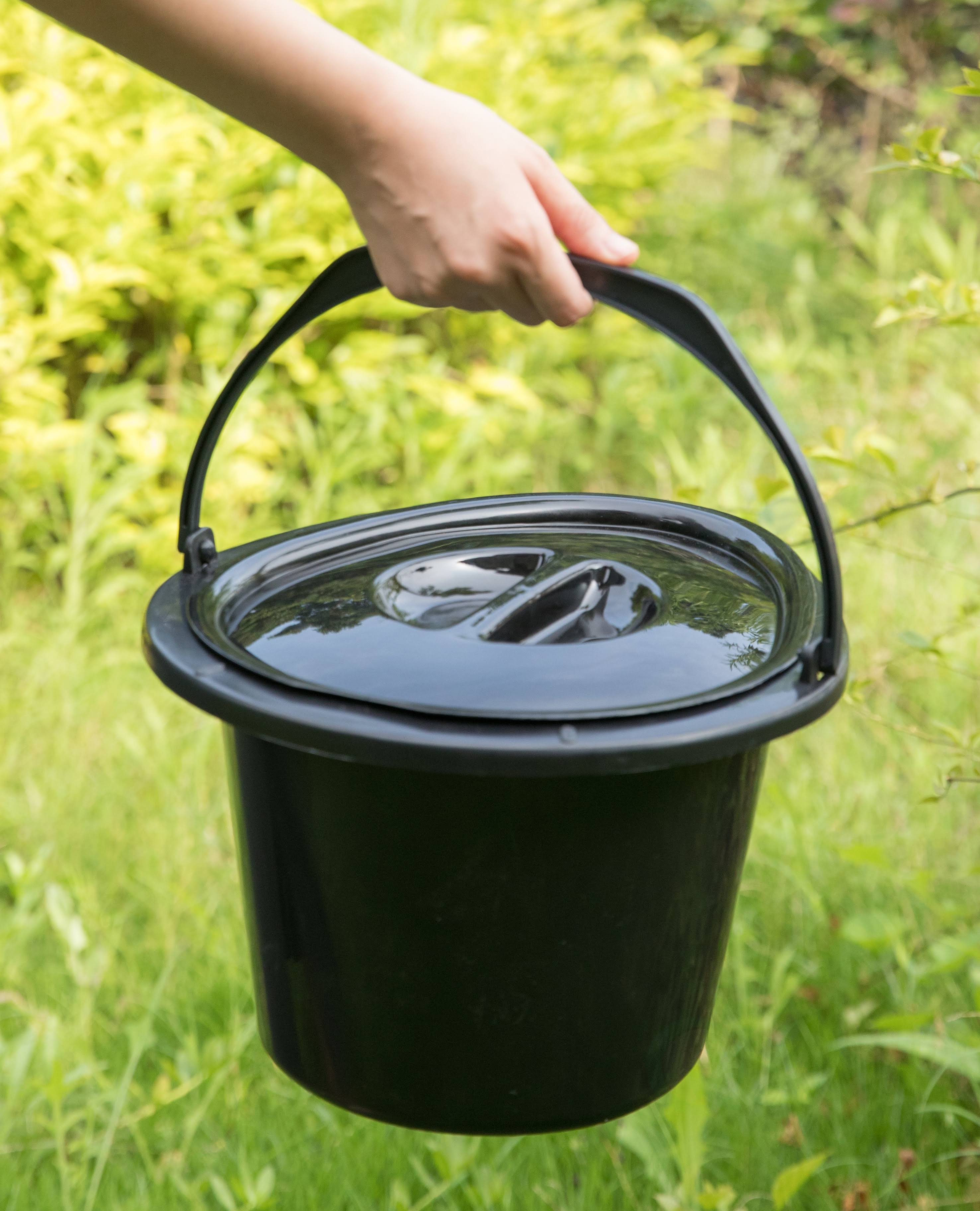 PLAYBERG Folding Portable Travel Toilet for Camping and Hiking
