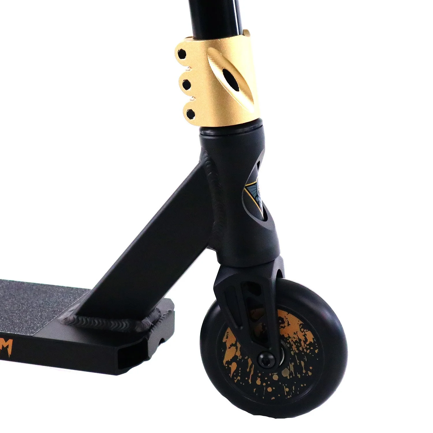 Mayhem Phantom Pro V2 New 2019 Model Scooters 110 mm Scooter Wheels with 3 Clamp Bolt - Black Gold