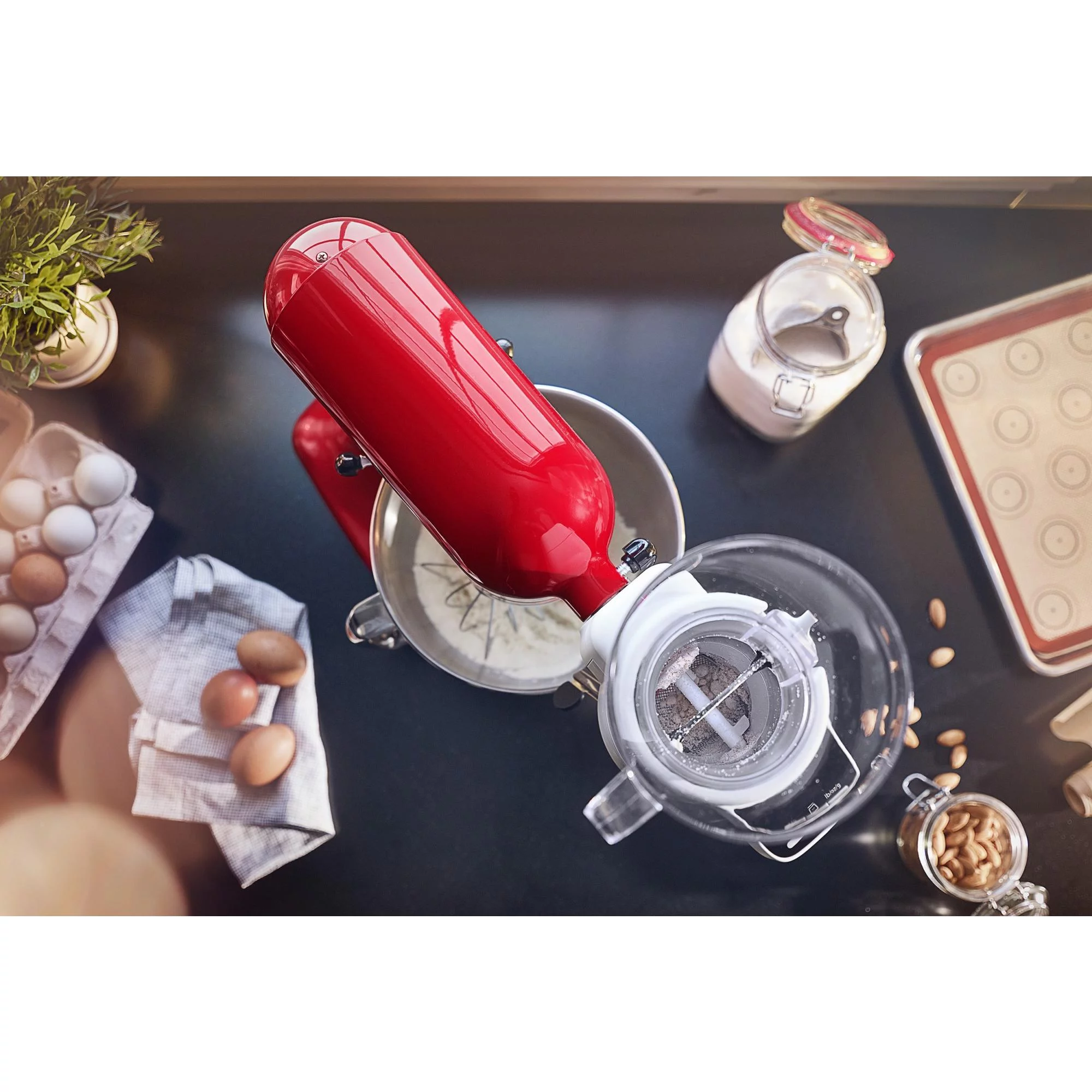 KitchenAid® Sifter and Scale Attachment, White, KSMSFTA