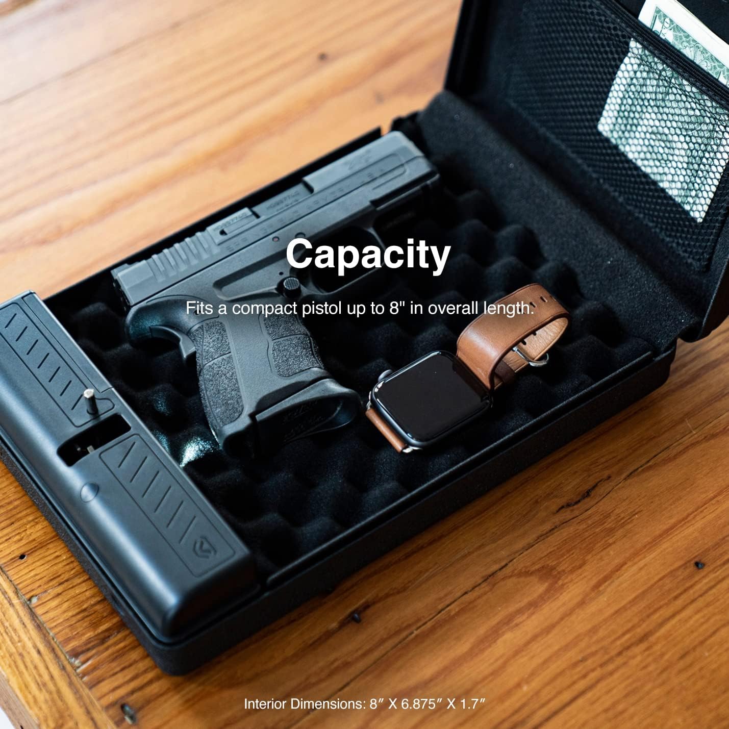Vaultek Barikade Series 1 Compact Pistol Safe (Biometric + Lid Organizer)