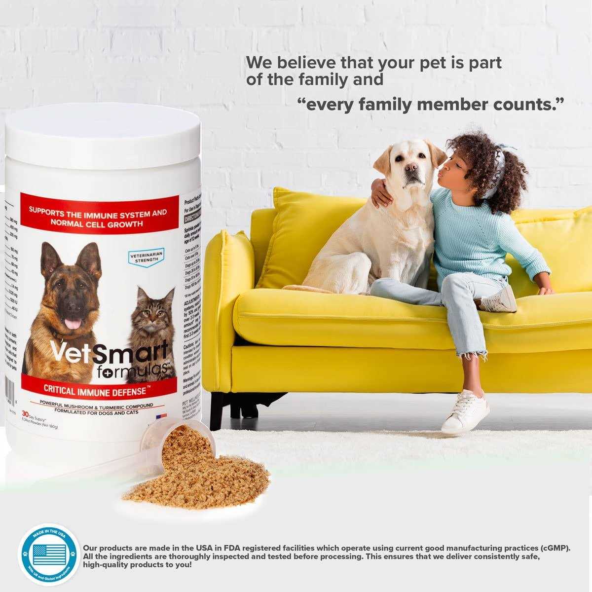 VetSmart Formulas Critical Immune Defense for Dogs &amp; Cats Supports Normal cell growth - Pet Supplies online store