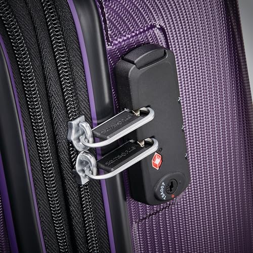 Samsonite Winfield 3 DLX Hardside Expandable Luggage with Spinners, Silver, Carry-On 20-Inch