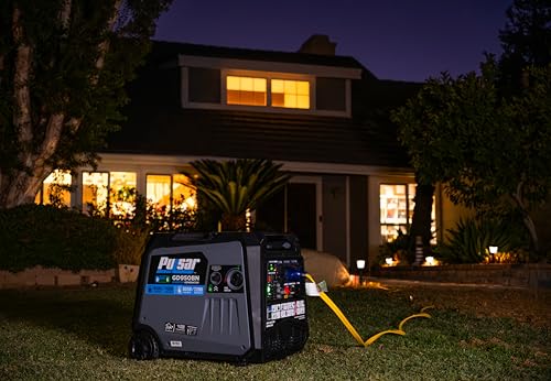 Pulsar 9500W Tri Fuel Gasoline Propane Natural Gas Portable Inverter Generator w/Remote Start & CO Sentry for Home Use GS95TiSCO