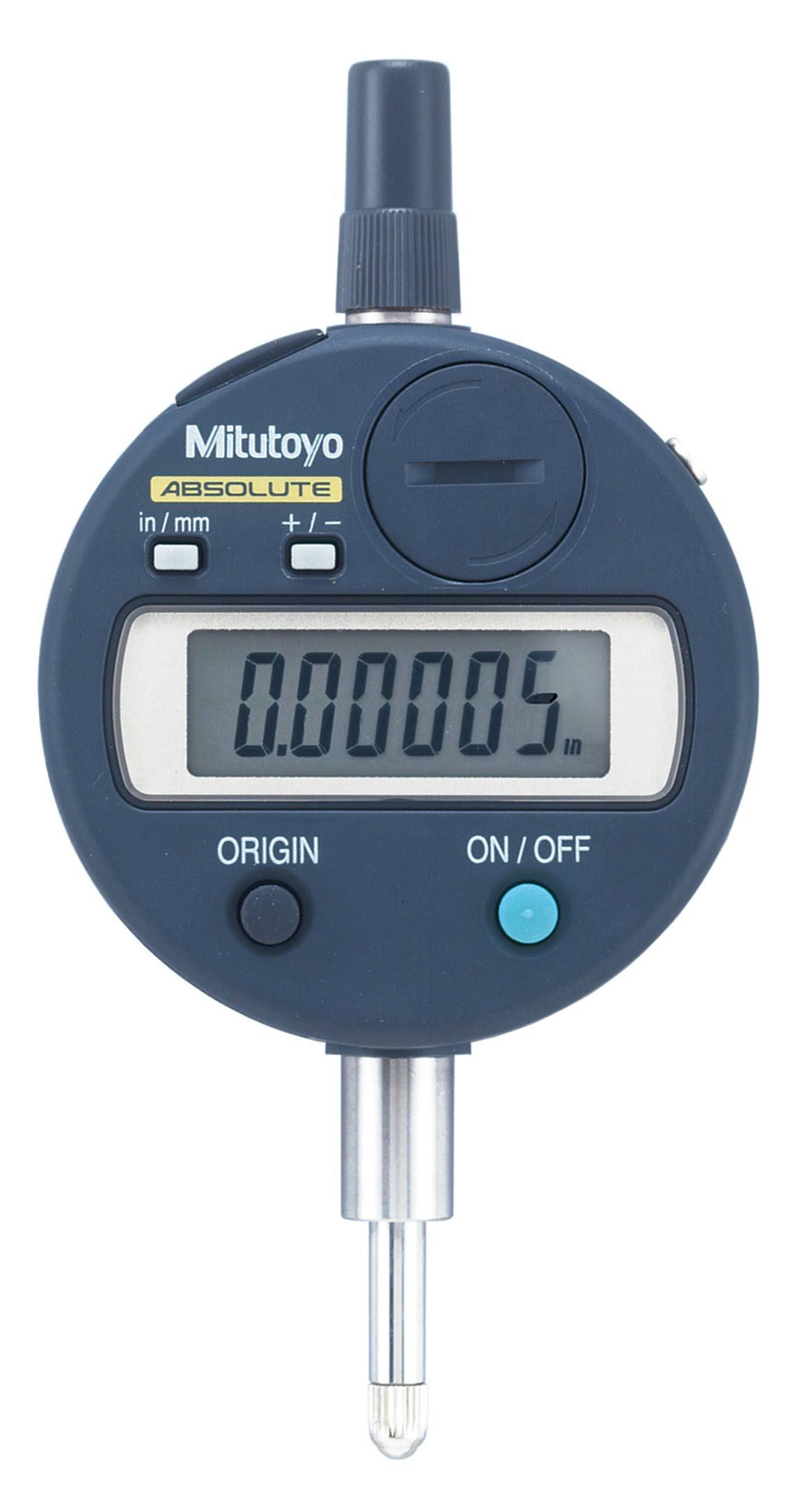 Mitutoyo 543-792 Digital Indicator,0.50 in Range,Lug Back