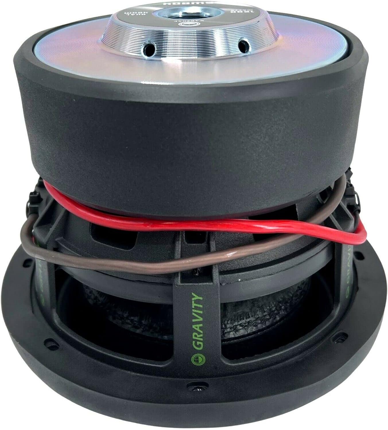2X Gravity 8 Inch 1200 Watt Car Audio Subwoofer w/ 4 Ohm DVC Power 8' Sub Pair - Feature Dual Voice Coil, Thick Magnet, Design for Car, ATV, Van, High Performance Car Show