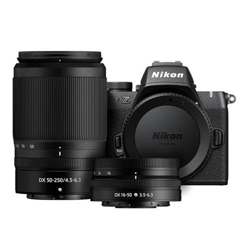 Nikon Z50 II with Two Lenses | Compact mirrorless Stills/Video Camera with Easy Color presets and Wireless Photo Sharing | Nikon USA Model