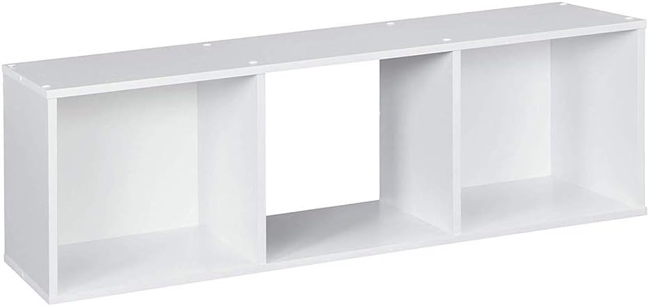 ClosetMaid Home Stackable 3-Cube Cubeicals Organizer Storage, White (2 Pack)