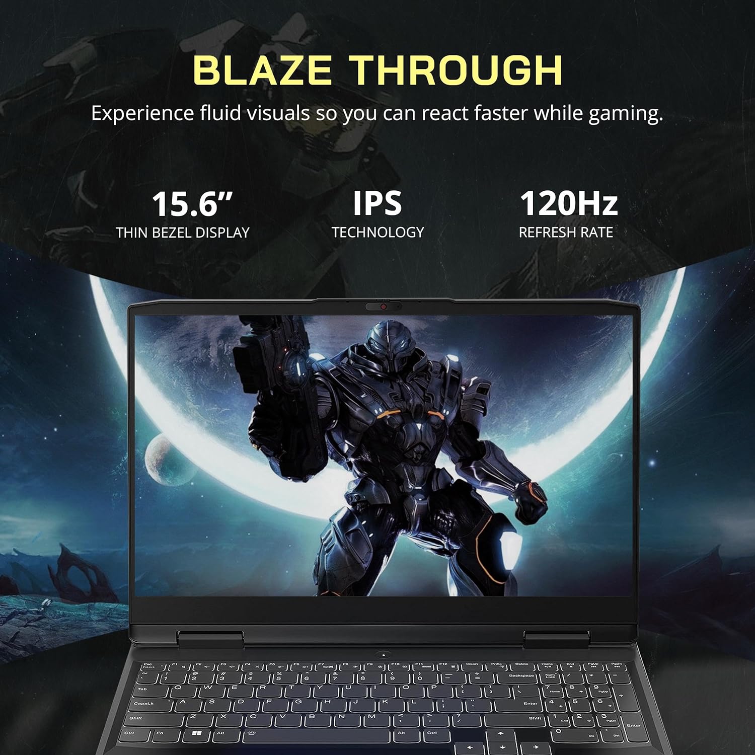 Lenovo IdeaPad Gaming 3 15.6" 120Hz Gaming Laptop, AMD Ryzen 5 6600H, 64GB RAM, 2TB PCIe SSD, NVIDIA GeForce RTX 3050, Backlit Keyboard, Onyx Gray, Windows 11, 32GB Hotface USB Card