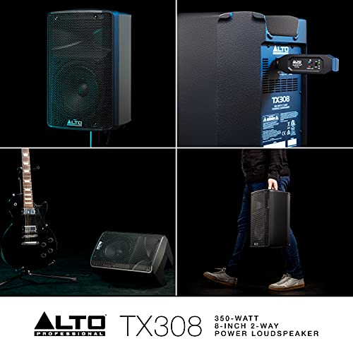 Alto TX312 and TX212S – 700 Watt 12 Inch 2 Way Powered PA Loudspeaker with Signal limiting & 900 Watt 12" Powered Subwoofer with DSP, Class-D Amp
