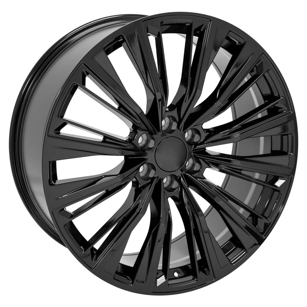 24 inch Replica Wheel Rim fits Cadillac Escalade - CA93 Black 24x10