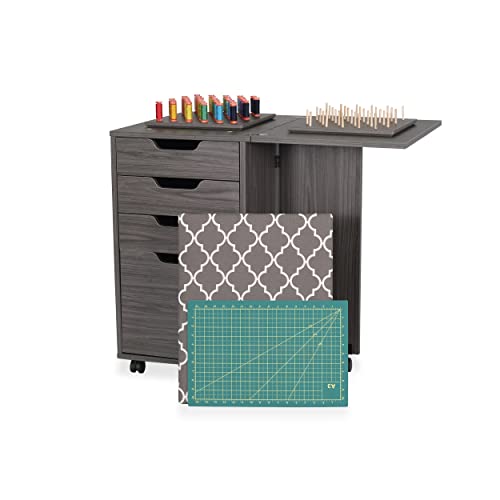 Kangaroo Kiwi Sewing Storage Rolling Caddy and Ironing Station