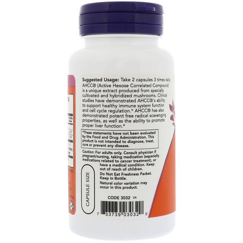 Now Foods - AHCC 500 mg 60 Vcaps