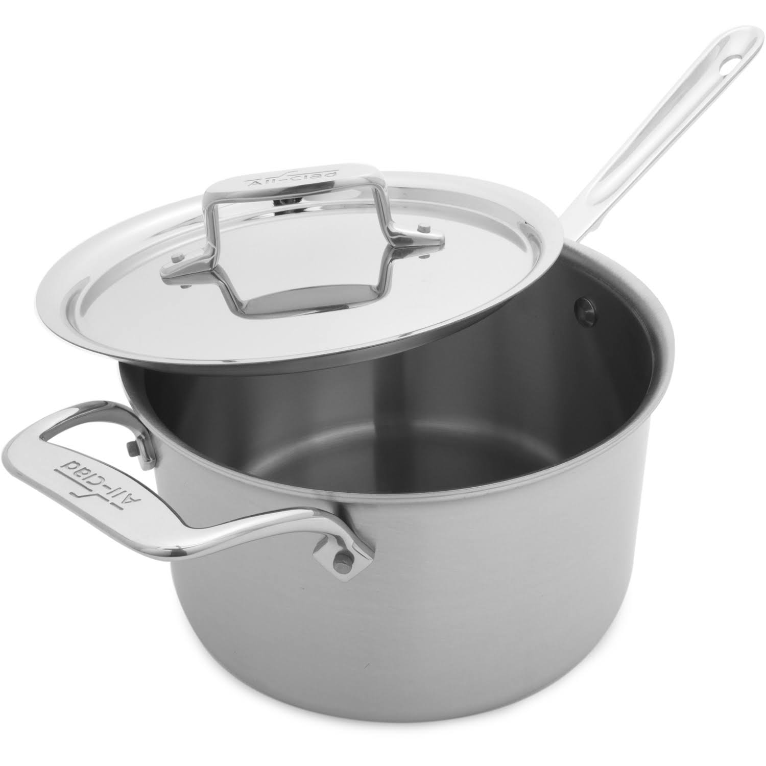 All Clad D5 Brushed Stainless 1.5 qt. Sauce Pan with Lid