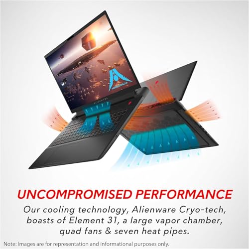 Alienware M18 Gaming Laptop 2024, 18" FHD+ 480Hz, AMD Ryzen 9-7845HX Up to 5.2GHz, GeForce RTX 4070, 16GB DDR5, 1TB SSD, WiFi6E, AlienFX RGB Backlit KB, Microsoft Office Lifetime License & Win11 Pro
