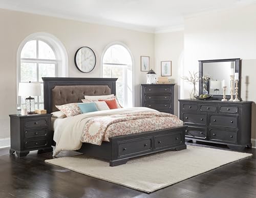 Dressing Table, Black Dressing Table, Dressing Table with 7 Drawers
