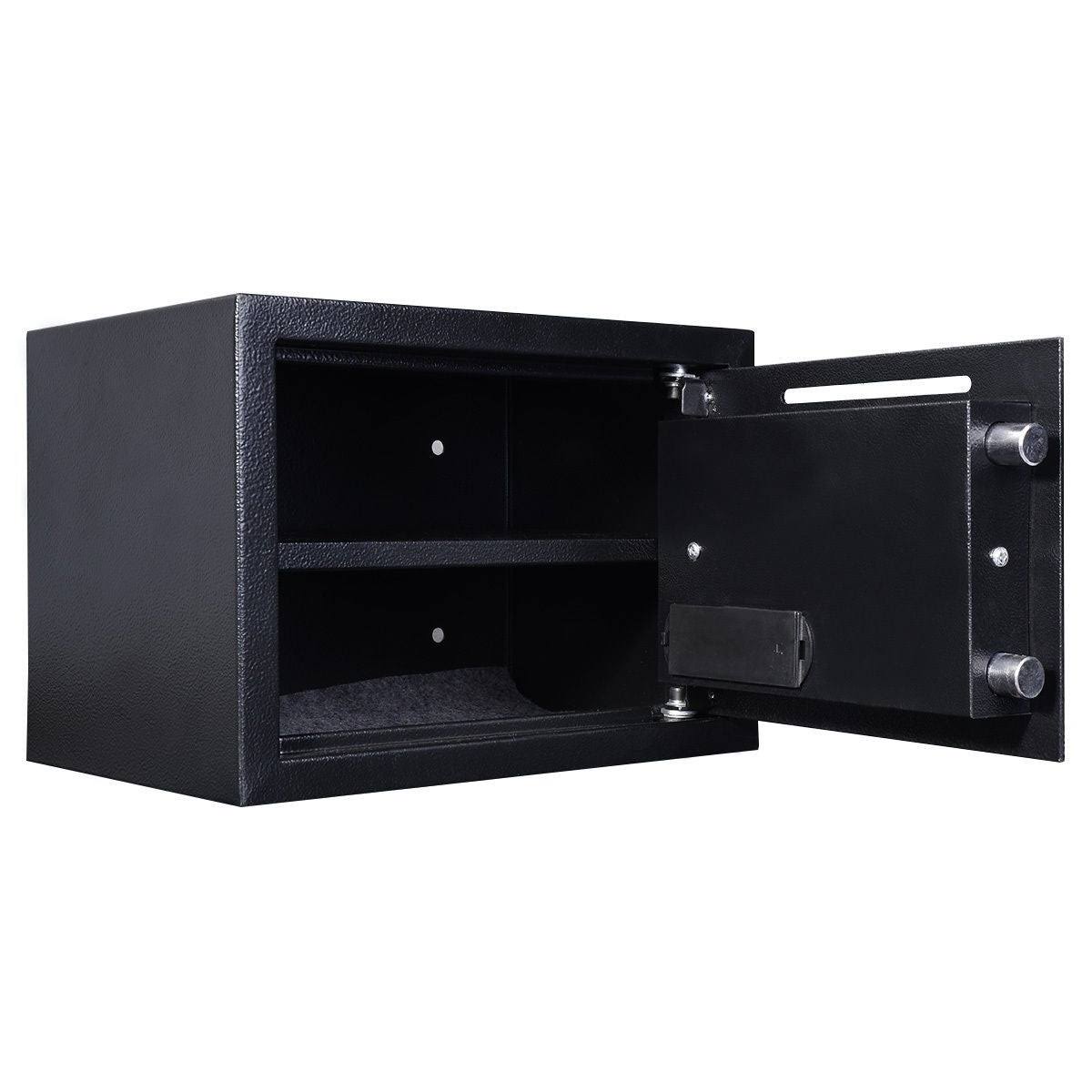 Black 14x22 Digital Depository Drop Cash Safe Box