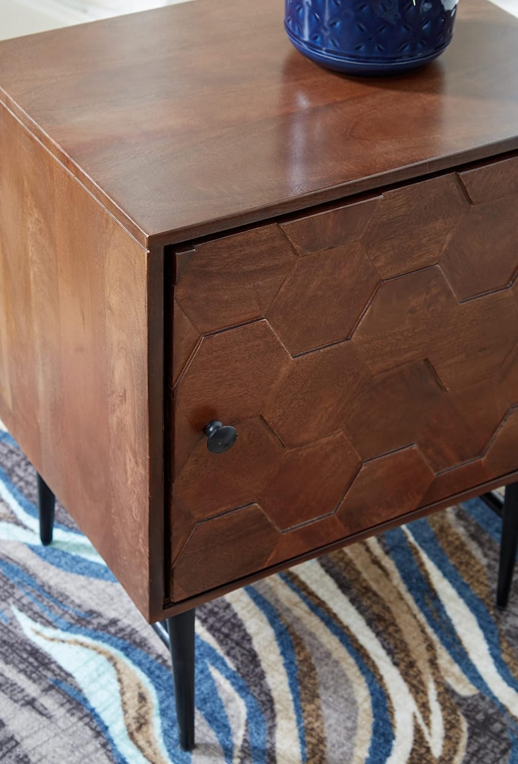 Signature Design by Ashley Dorvale Accent Cabinet, 22" W x 16" D x 27" H, Brown