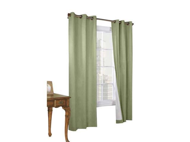 Commonwealth Home Fashions Weathermate Grommet Window Panels, Sage