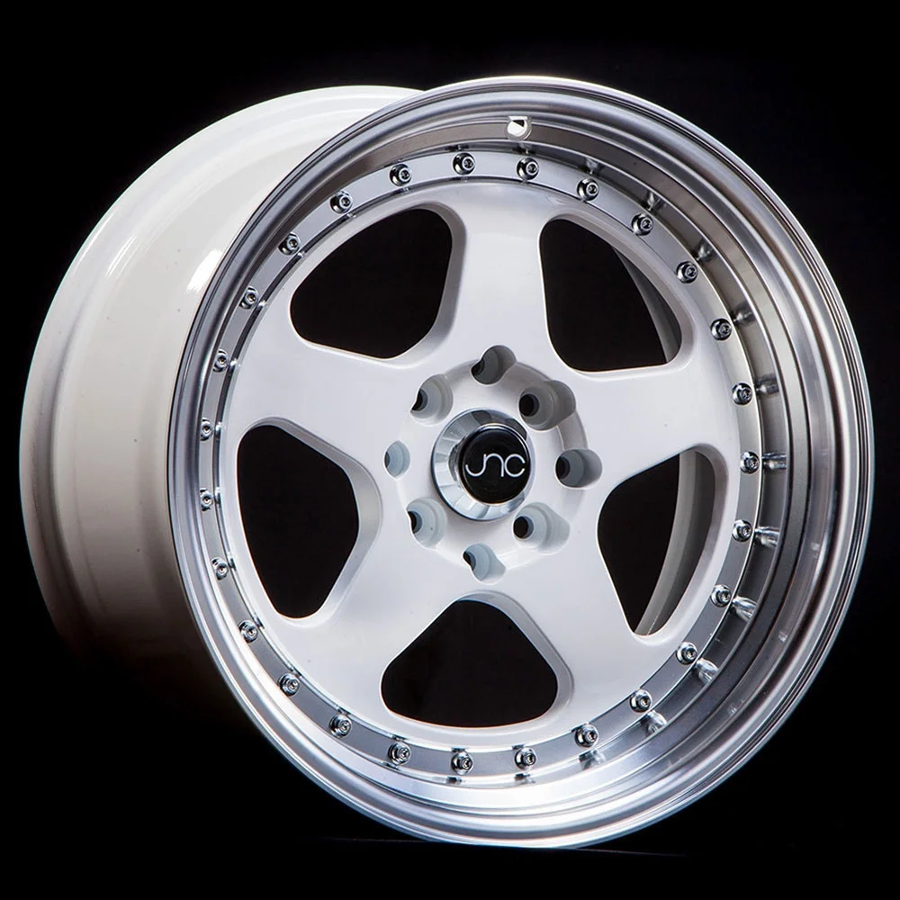 For 19x11 inch (1 Single Wheel Only) JNC Wheels - 19" JNC010 White Machined Lip Rim - 5x114.3 JNC Wheels-31530174156