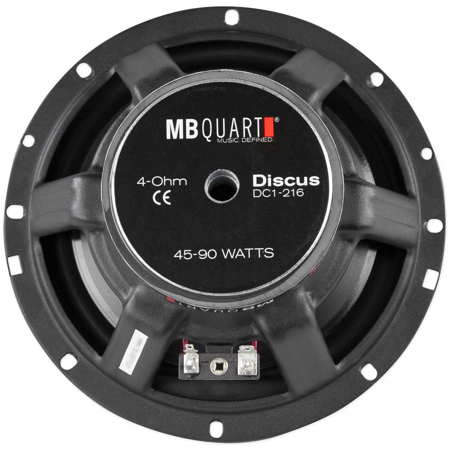 MB Quart Discus DC1-216 2-way Car Speakers - Pair