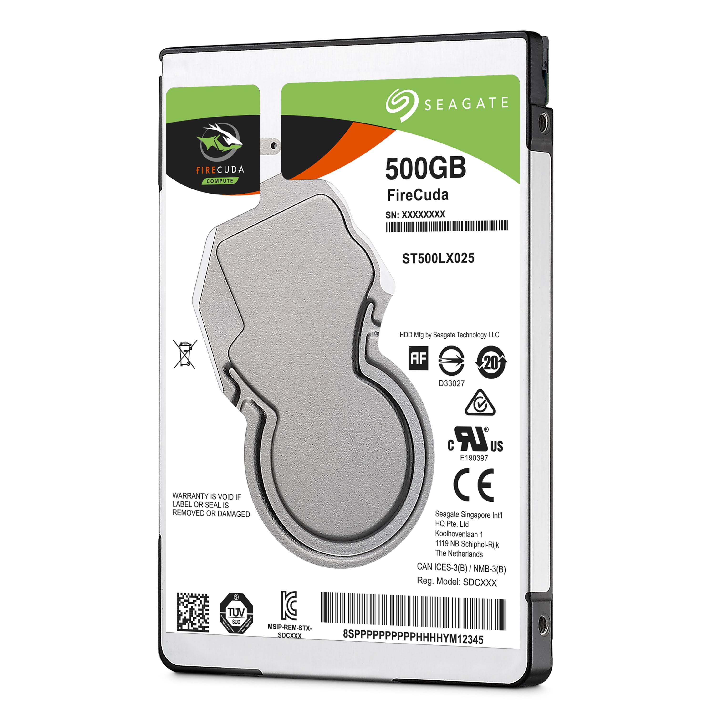 Seagate FireCuda 500 GB Internal Hybrid Drive - 2.5x22 - ST500LX025 - SATA 6Gb/s