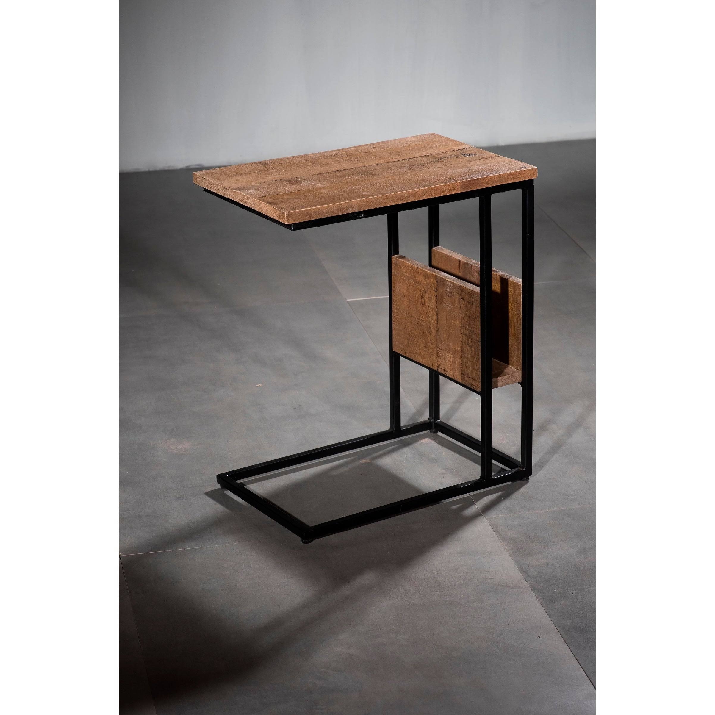 Tray Table with Magazine Rack