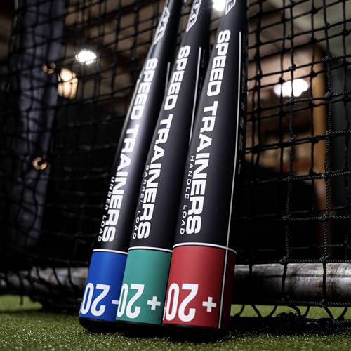 Axe Bat Baseball Weighted Speed Training Second Generation 3 Pack Hitting Sytem Powered by Driveline Baseball