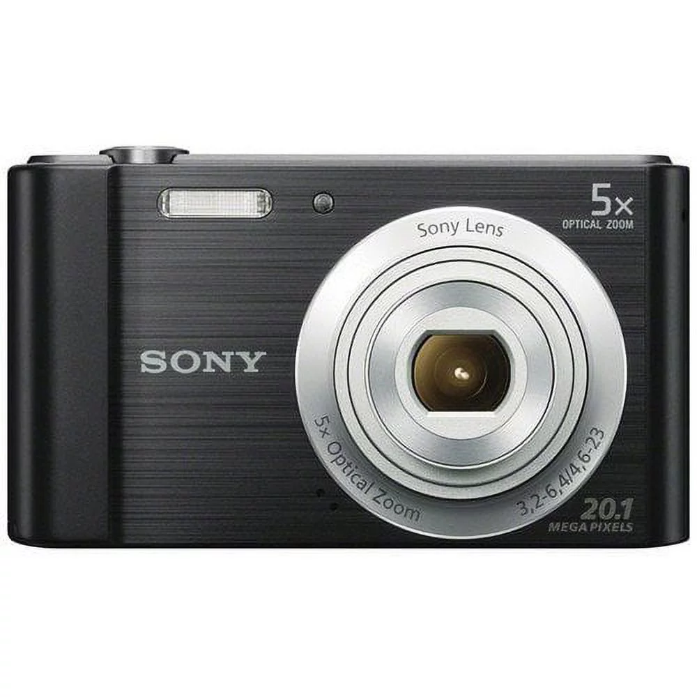 Sony Cyber-shot DSC-W800 Digital Camera (Black) + Deal-Expo Premium Accessories Bundle