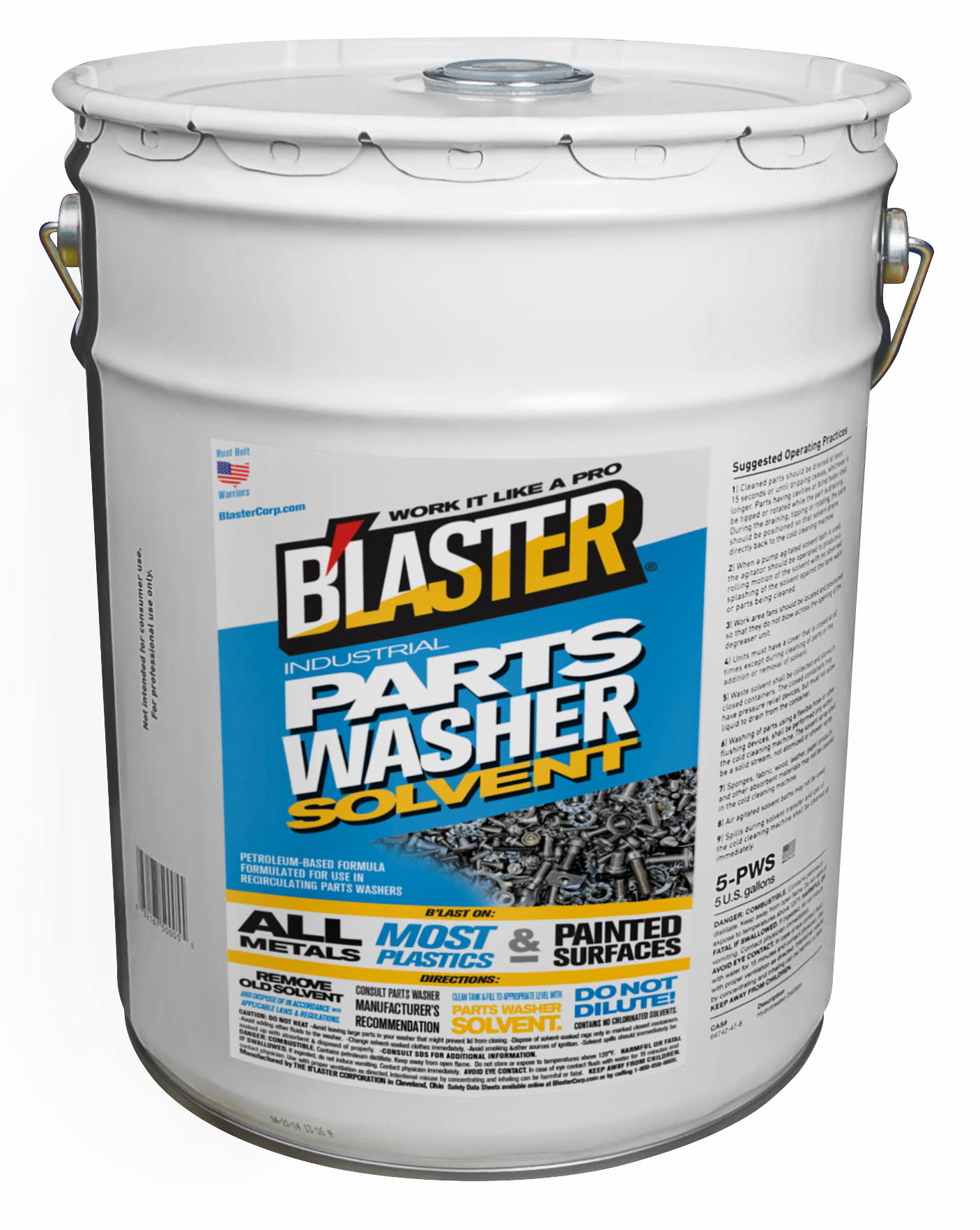 Blaster - 5-PWS - Parts Wash Solvent - 5-Gallon