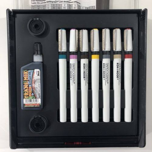 Koh-I-Noor Rapidograph 7-Pen Artist Set