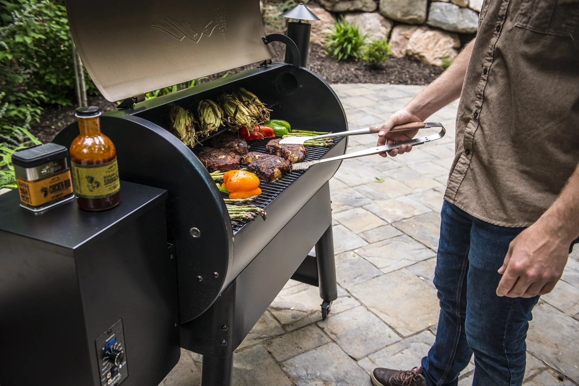Traeger Pellet Grills Pro 34 Wood Pellet Grill and Smoker - Bronze