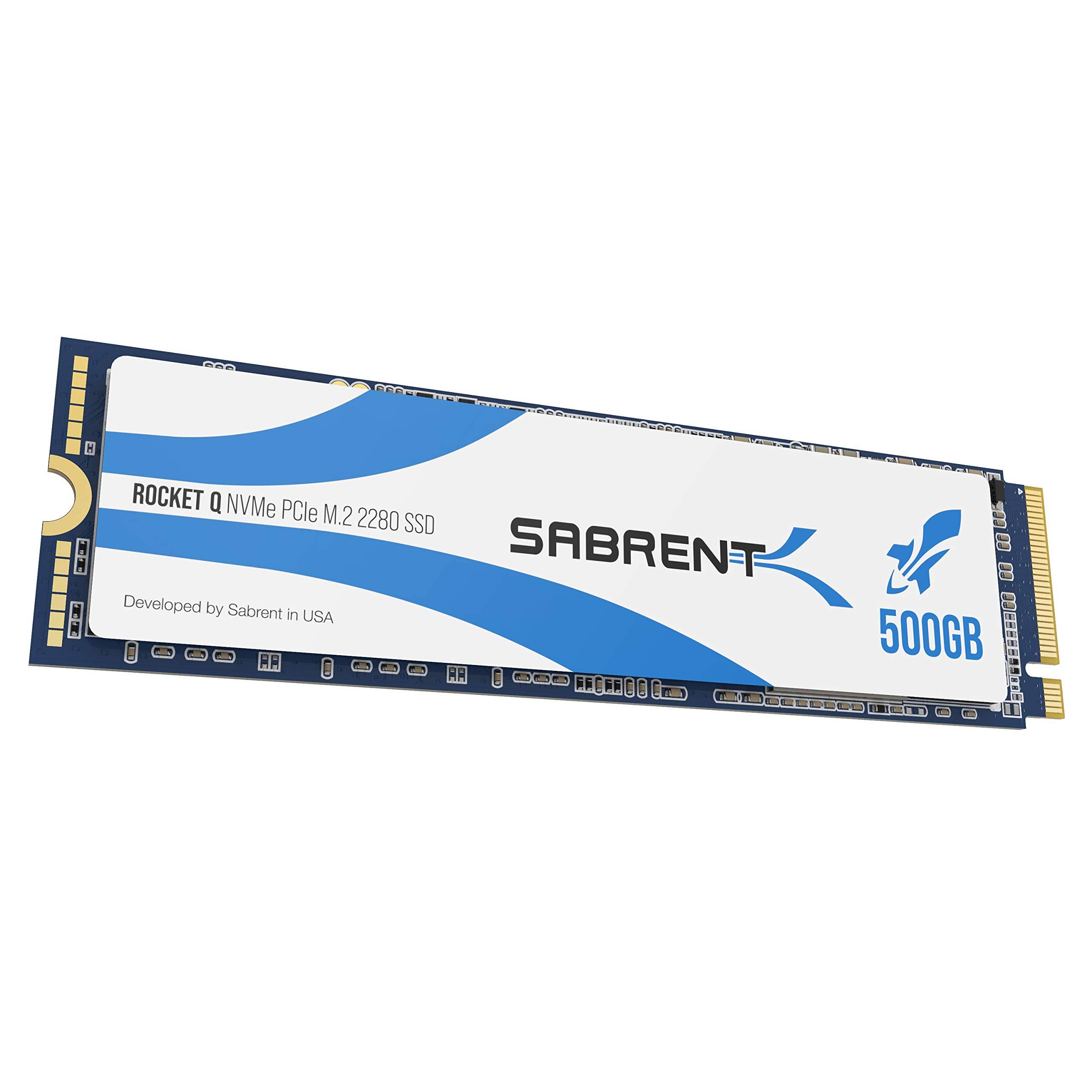 Sabrent Rocket Q 500GB NVMe PCIe M.2 2280 Internal SSD High Performance Solid State Drive (SB-RKTQ-500)
