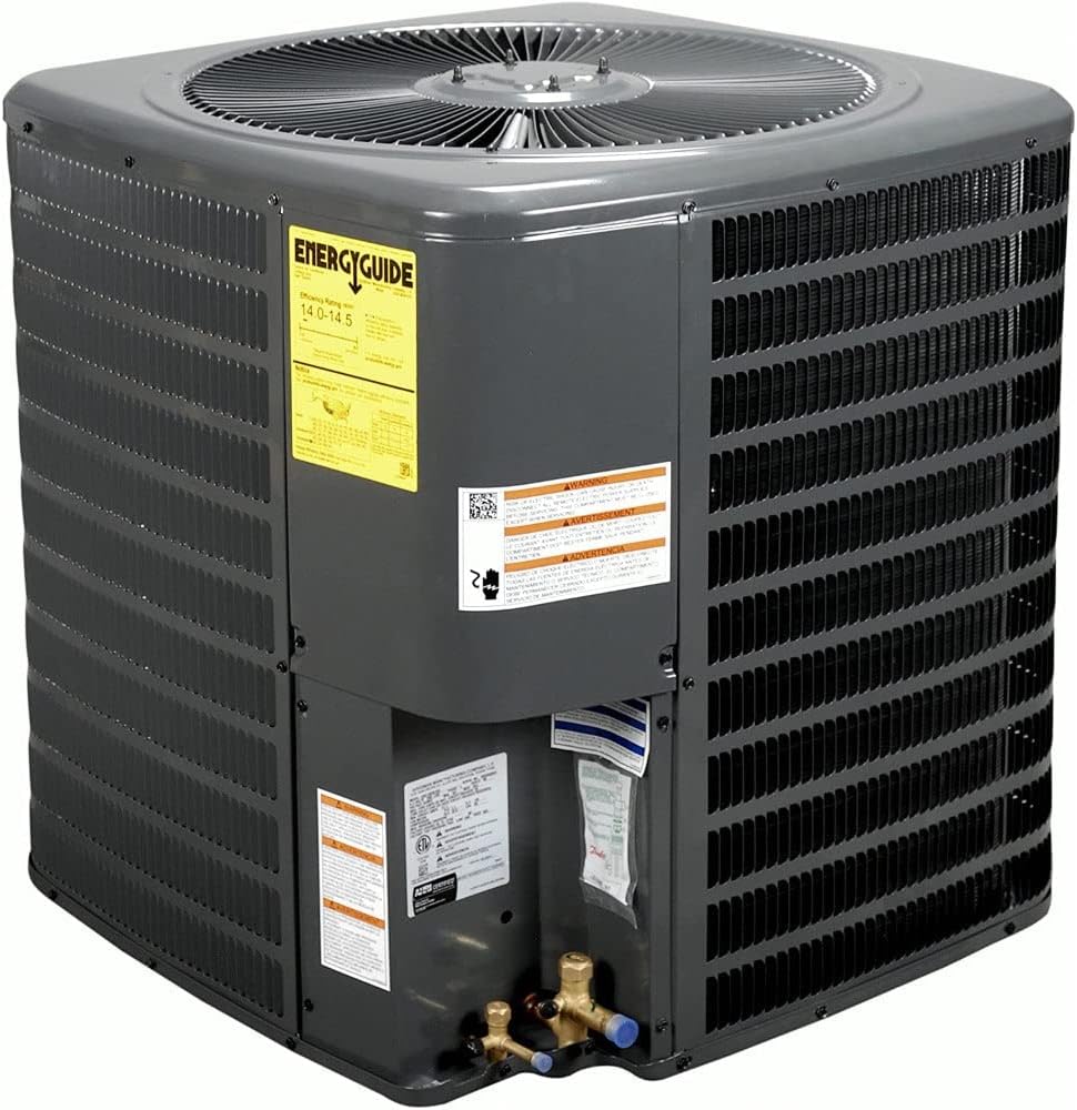 Goodman 2.5 Ton 15.2 SEER2 High-Efficiency Single Stage Split System Air Conditioner GSXM403010 and Multi-Positional Variable-Speed Air Handler AVPTC31C14 with Internal TXV