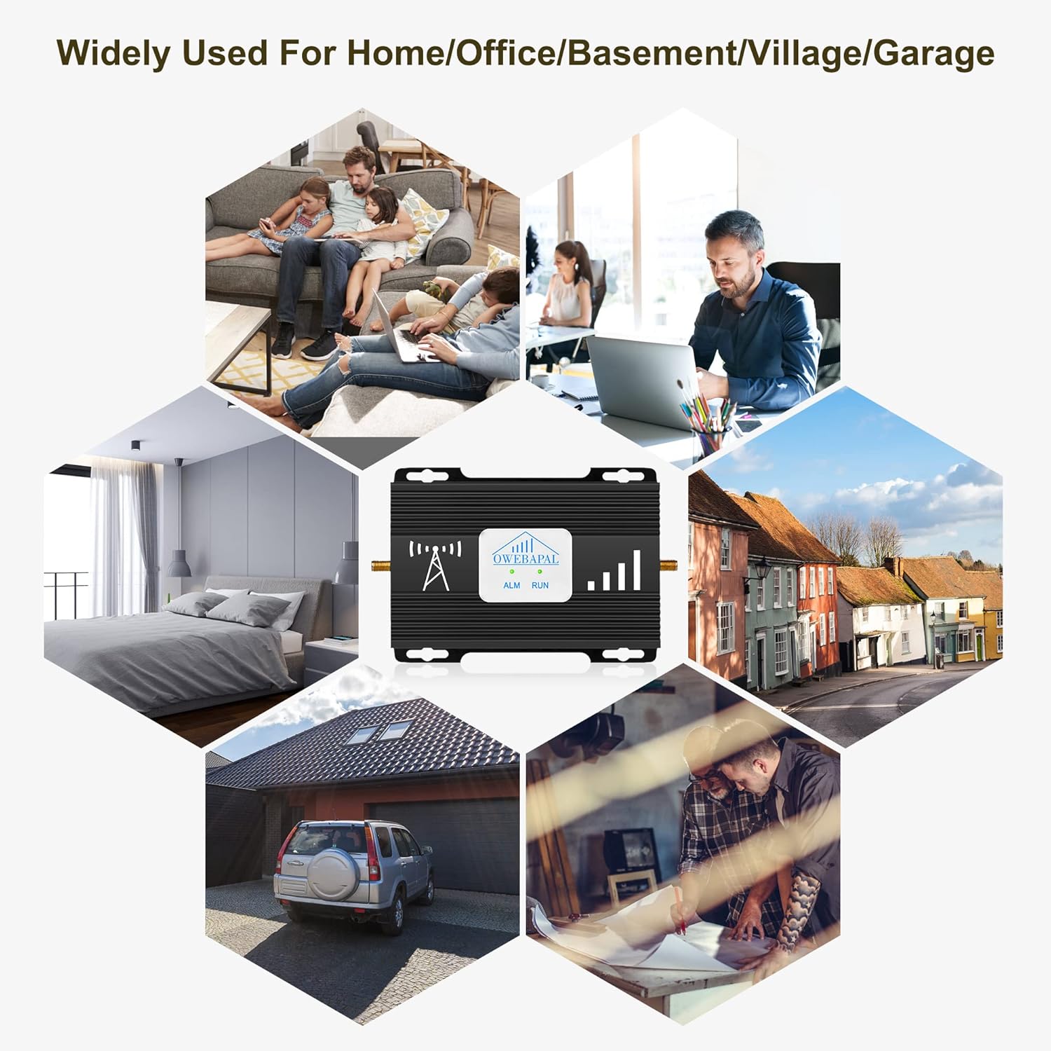 Verizon Cell Phone Signal Booster 5G 4G LTE Verizon Signal Booster Band 13 700Mhz Cell Phone Booster Verizon Extender Cell Signal Booster Cell Booster for Home 4,000sqft Boosts 4G LTE 5G Voice + Data