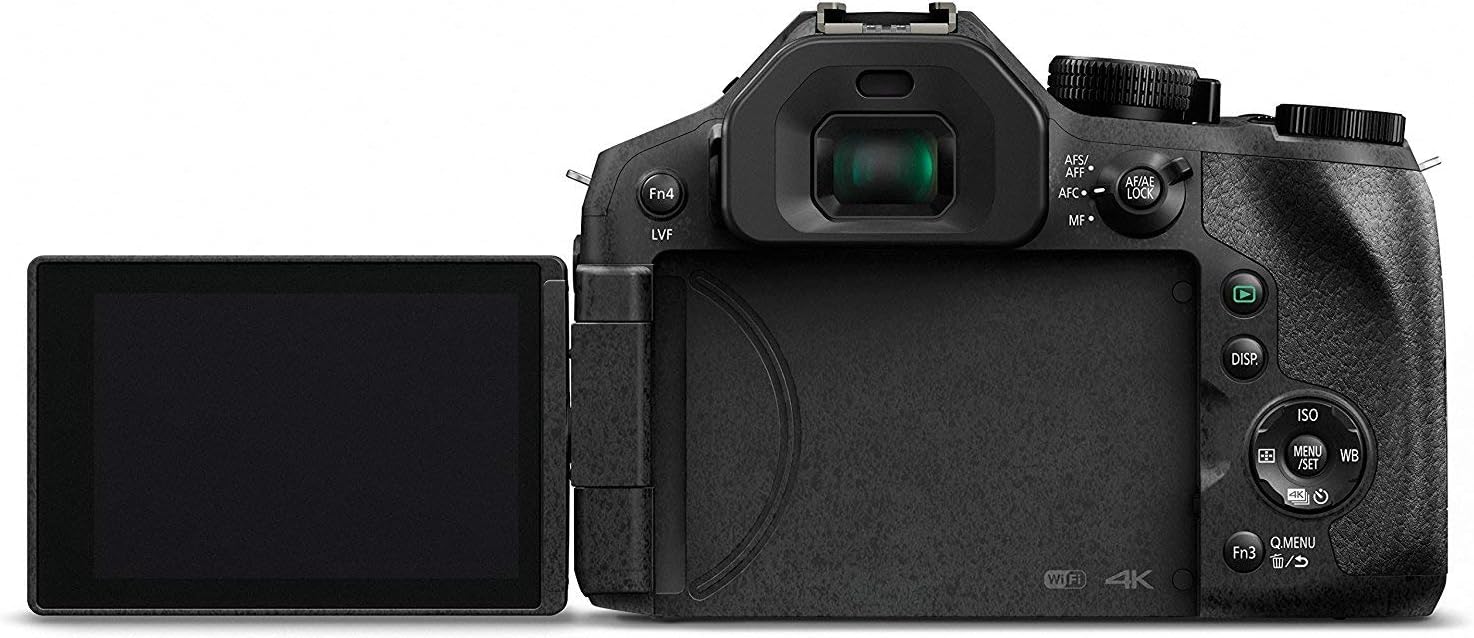 Panasonic LUMIX FZ300 Long Zoom Digital Camera Features 12.1 Megapixel, 1/2.3-Inch Sensor, 4K Video, WiFi, Splash & Dustproof Camera Body, LEICA DC 24X F2.8 Zoom Lens - DMC-FZ300K - (Black) USA