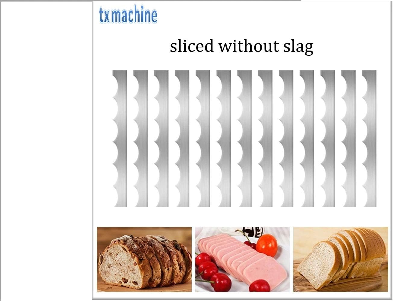 Electric Slicers bread slicer machine toast slicing machine stainless steel square bread cutting machine(37pcs blade,220V/50HZ)