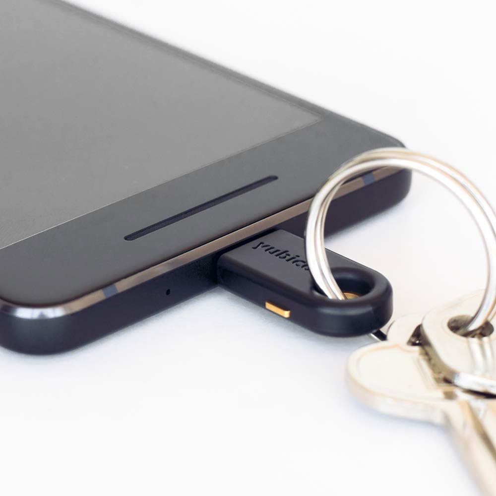 Yubico - YubiKey 5C Nano - Two Factor Authentication USB Security Key, Fits USB-C Ports - Protect Your Online Accounts with More Than a Password, FIDO Certified USB Password Key, Extra Compact Size