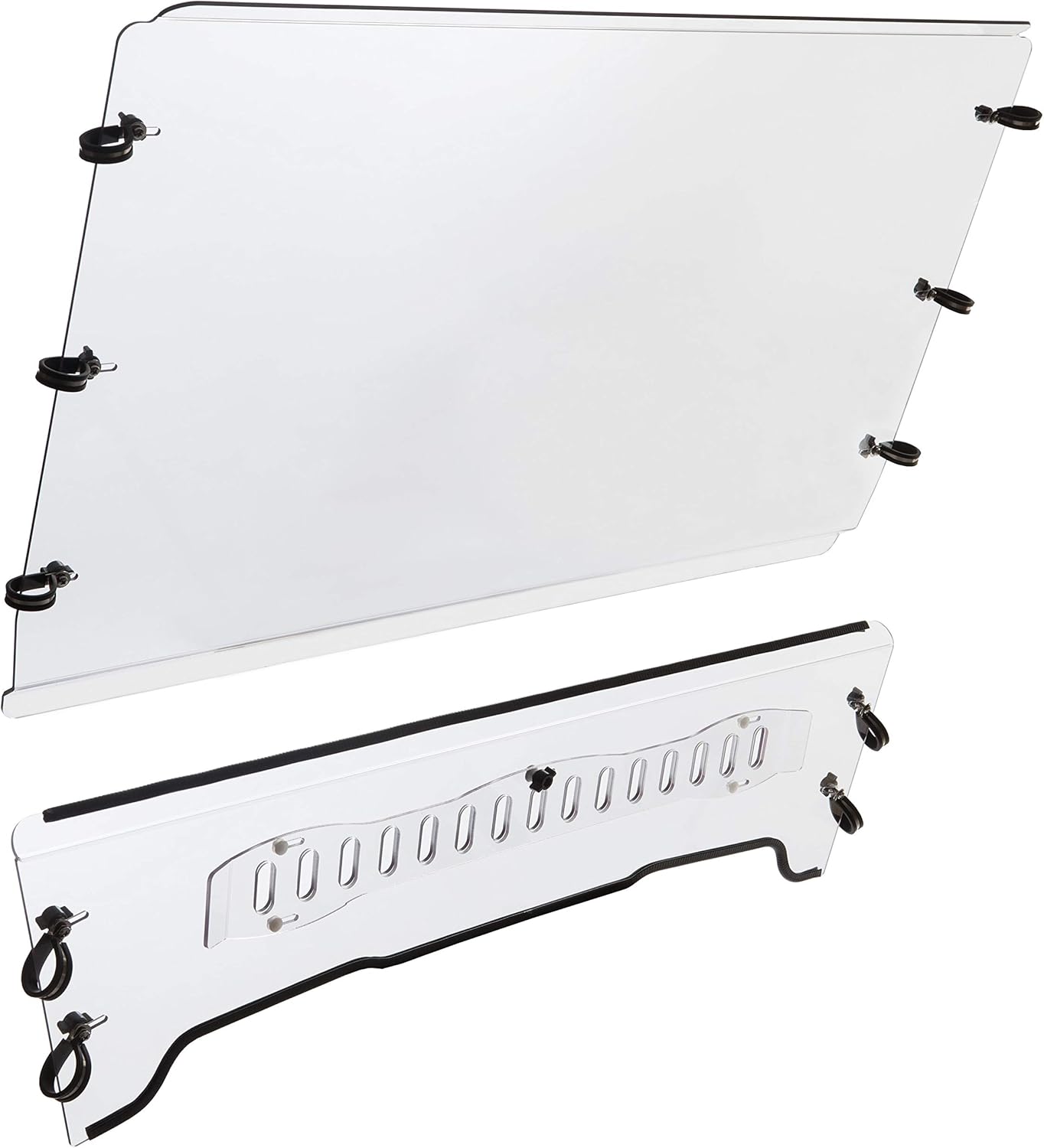 Kojem Full Vented Windshield Compatible with 2005-2020 John Deere Gator TS/TX/TE Clear Windscreen Scratch Resistant