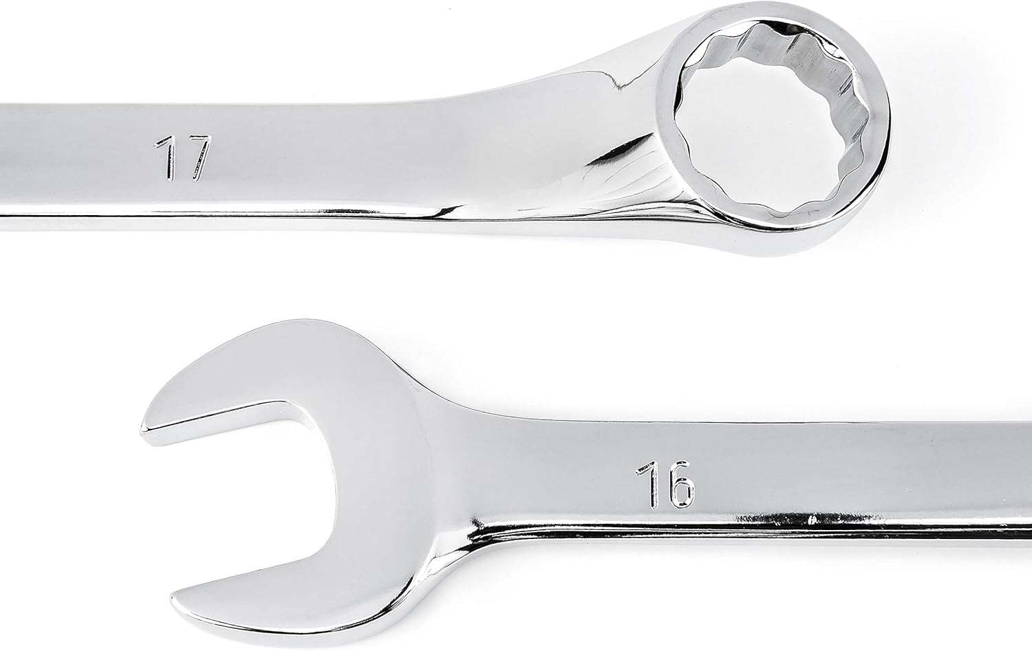 SATA 55-Degree Offset Combination Wrench Set, 17-Piece, Metric (6-22 mm), Full-Polish - ST08018-02