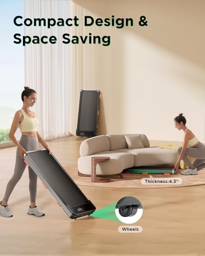 Walking Pad,Treadmill with Incline for Home Office, 2.5HP Portable Under Desk Treadmill with 265 Lbs Capacity,Remote Control, Led Display