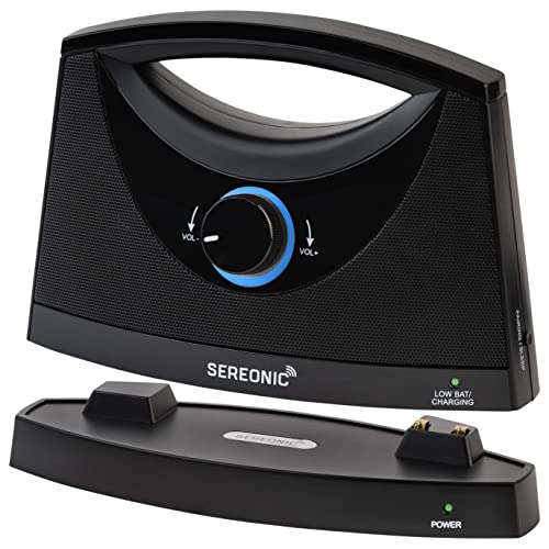 Portable Wireless Speakers for Smart TV - Ideal for TV Watching Without The Blaring Volume - Designed for Hard of Hearing, Elderly, and Seniors - 100ft Range