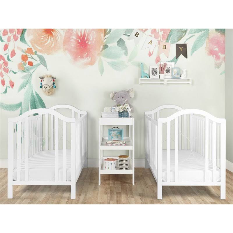 Slumber Baby Ariel Convertible Crib, White